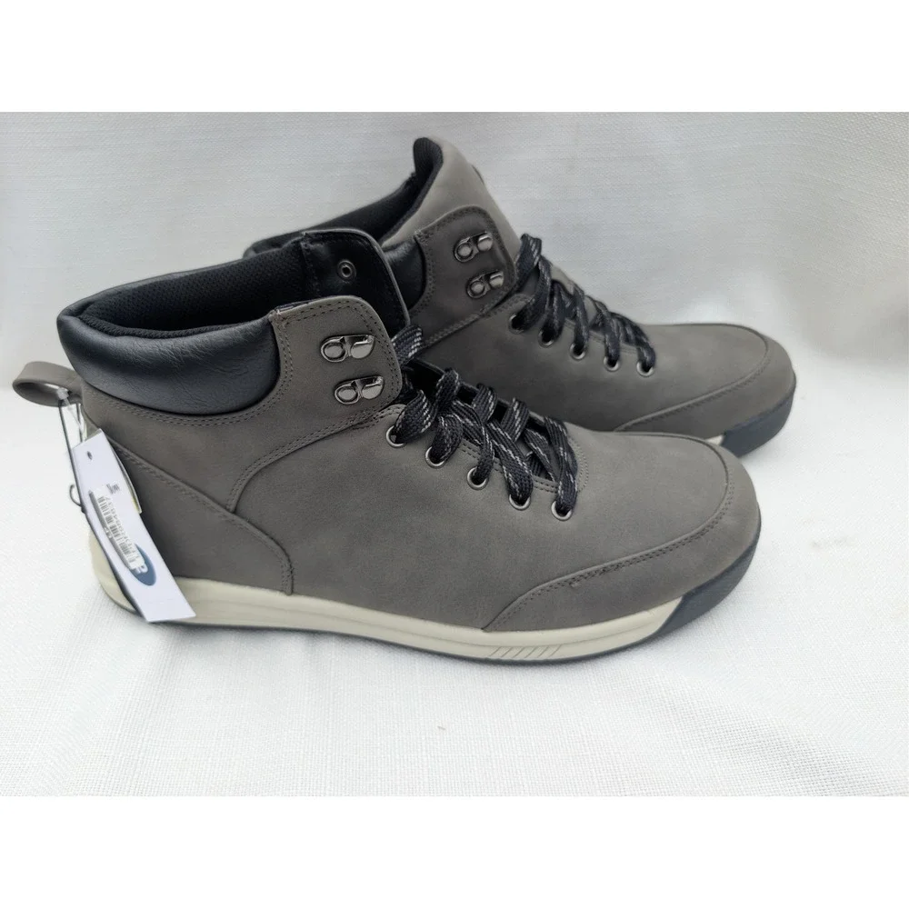 Goodfellow & Co Mens Anders Memory Foam Boots Grey Mid Top Sneakers Size 13‎ NEW
